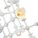 Cadence 18 Light 30 inch Antique White Chandelier Ceiling Light