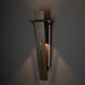 Linea 2 Light 21.9 inch Coastal Dark Smoke Outdoor Wall Sconce
