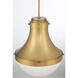 Purelight 1 Light 16.25 inch Legacy Brass Pendant Ceiling Light