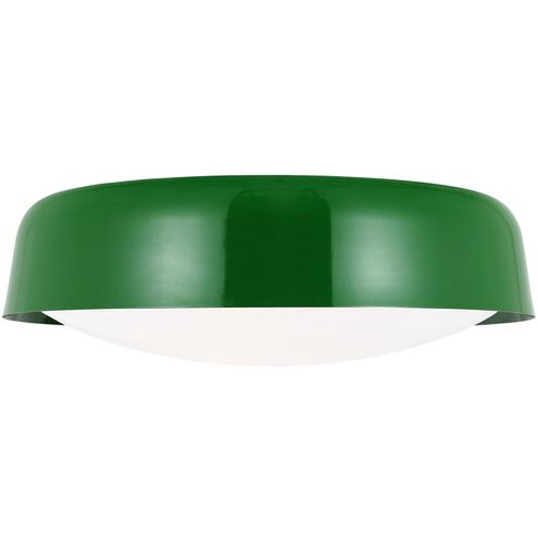 kate spade new york Draper 2 Light 15.88 inch Green Flush Mount Ceiling Light