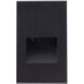 Sonic 5 inch Black Exterior Low Voltage Wall/Step Lights