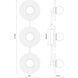 Dahlia LED 6 inch Urban Bronze Bath Vanity Light Wall Light in Urban Bronze and Alabaster
