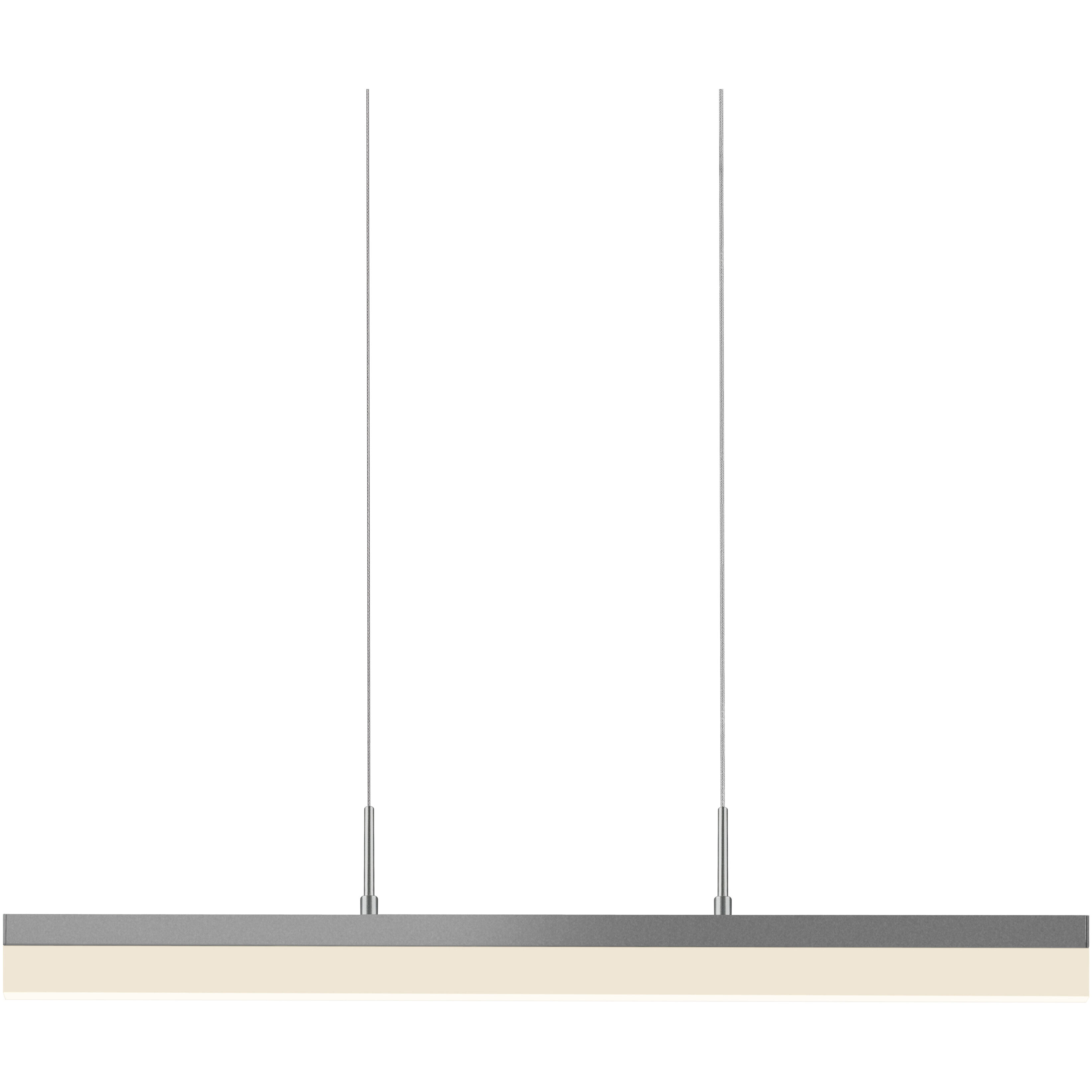 Stiletto LED 24.25 inch Bright Satin Aluminum Pendant Ceiling Light