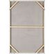 Industrial Abstract Off White with Blue Framed Wall Art