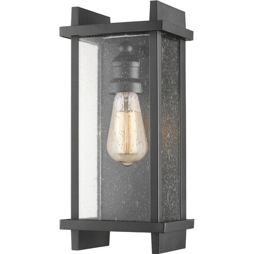 Fallow 1 Light 13 inch Black Outdoor Wall Light