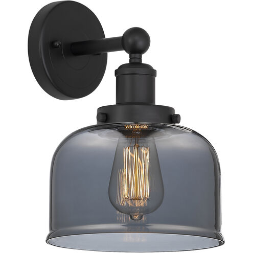 Bell 1 Light 6.5 inch Matte Black Sconce Wall Light
