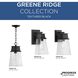 Greene Ridge 1 Light 12 inch Textured Black Outdoor Wall Lantern, Small