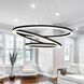Tania Trio 32 inch Black Chandelier Ceiling Light