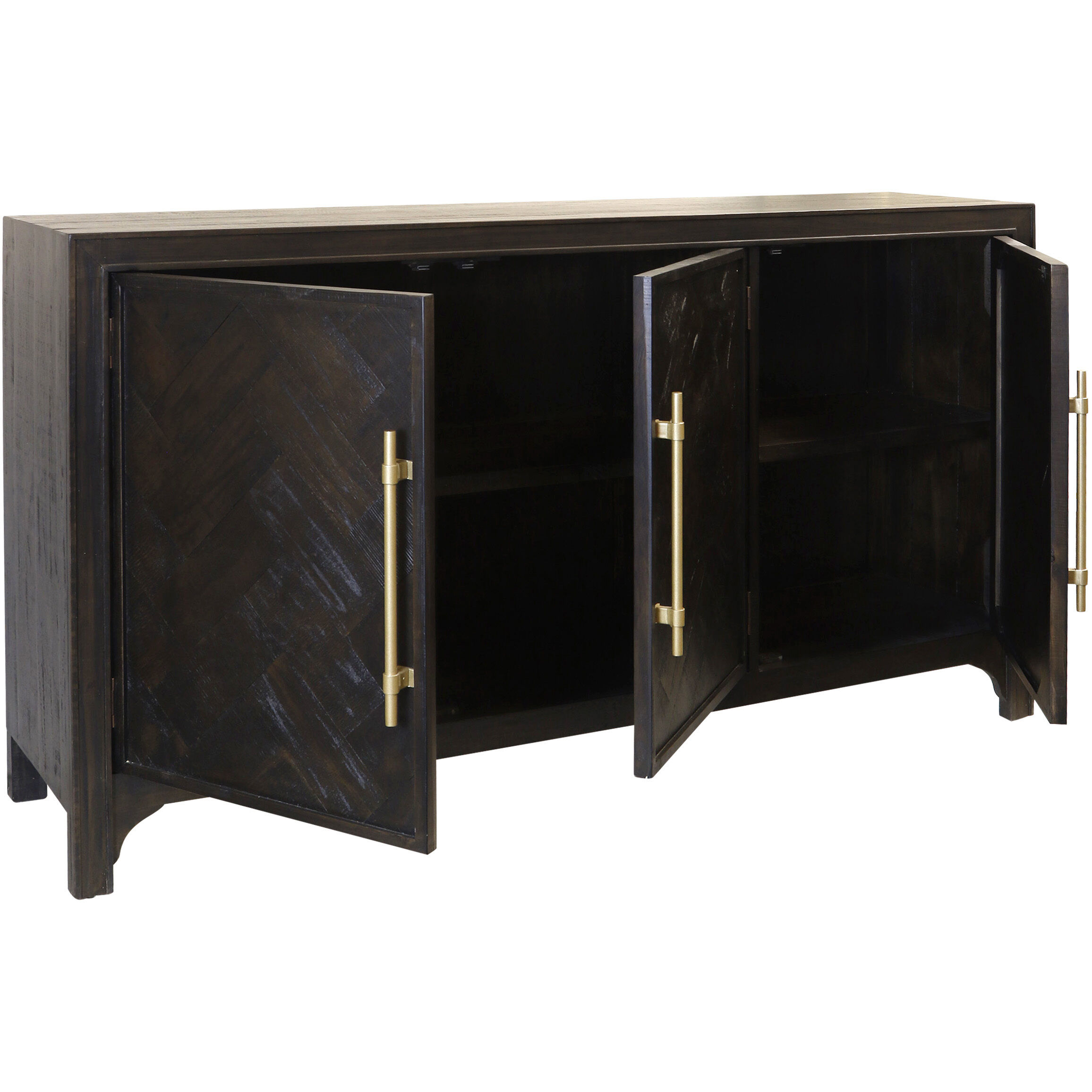 Cameron 72 X 18 inch Kona and Gold Console