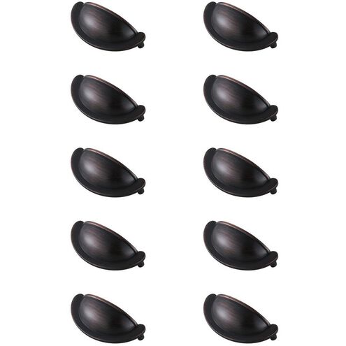 Claude Oil-Rubbed Bronze Hardware Drawer Pull, Set of 10