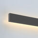 Enso LED 4.5 inch Textured Black Outdoor Wall
