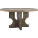 Sylvie 60 X 60 inch Cerused Natrual Dining Table
