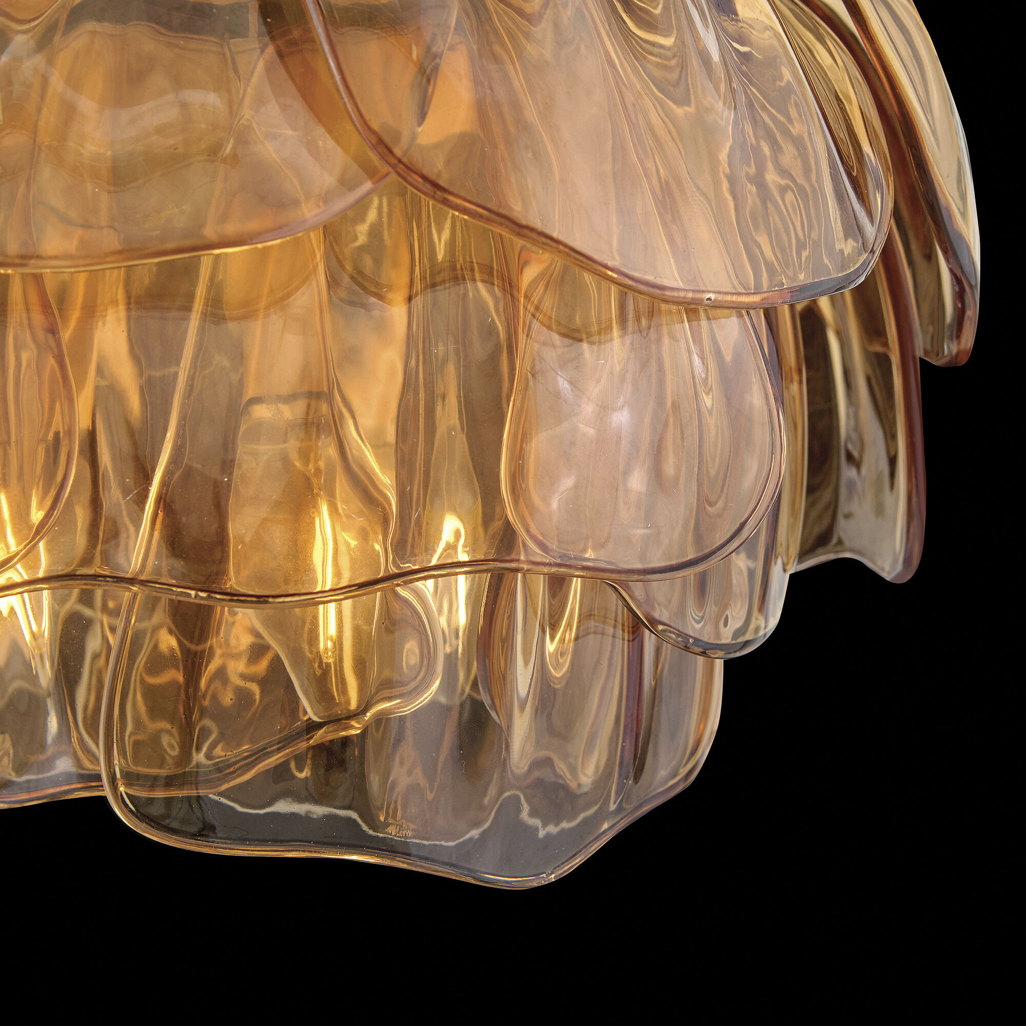 Fantine Pendant Ceiling Light in Light Amber