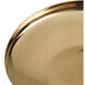 Greer 17.5 X 4 inch Centerpiece Bowl in Matte White and Gold Glazed, Low