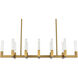 Noemi 12 Light 12 inch Satin Gold Pendant Ceiling Light
