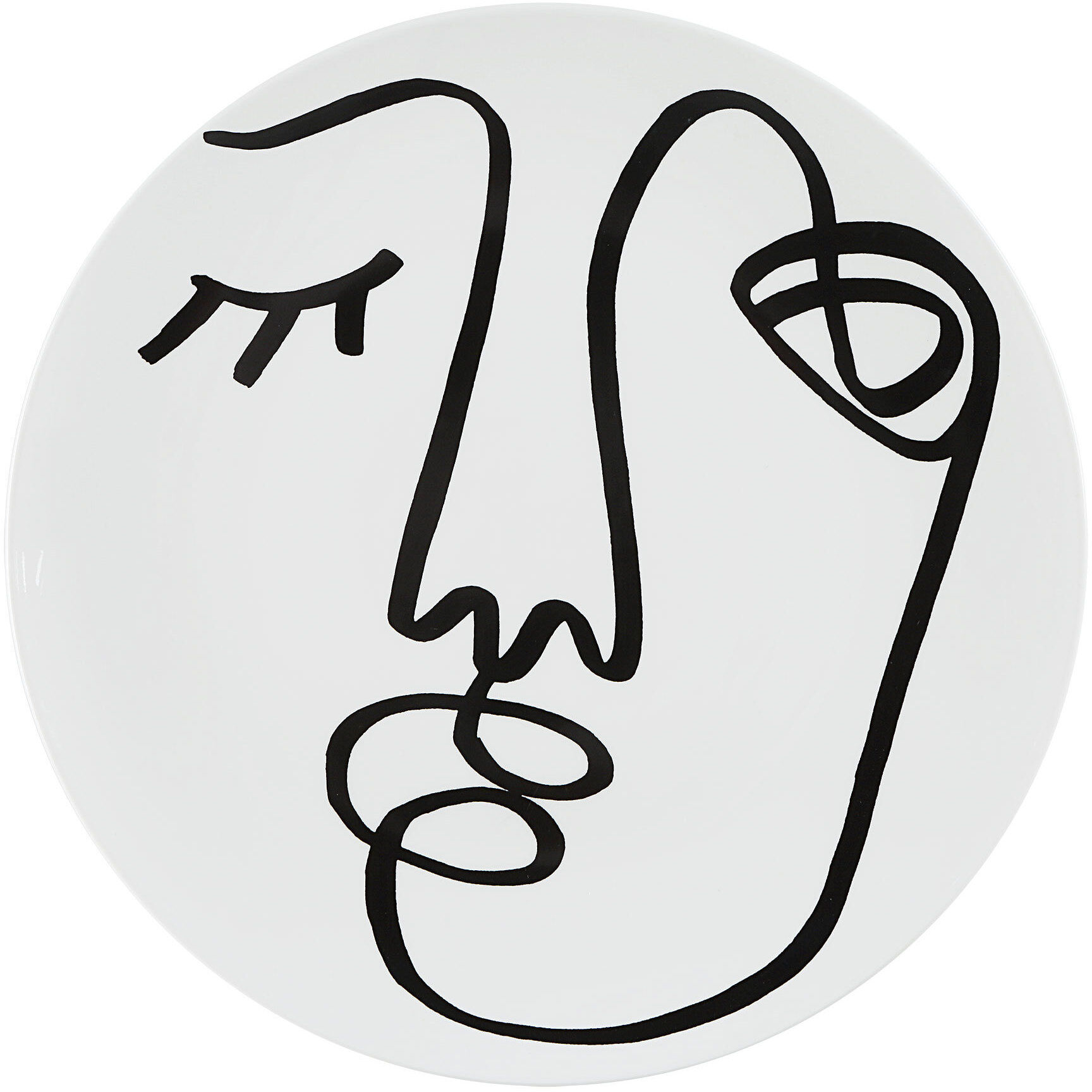 Solange White and Black Wall Decor, Set of 5