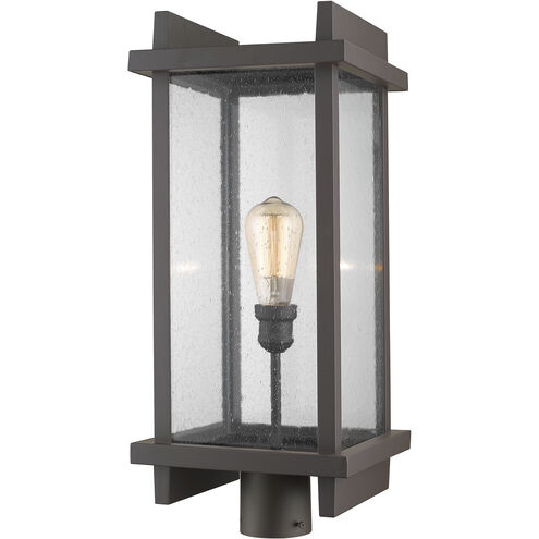 Fallow 1 Light 23.38 inch Deep Bronze Outdoor Post Mount Fixture