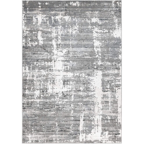 Jasmine 36 X 24 inch Black/Grey Rug in 2 x 3