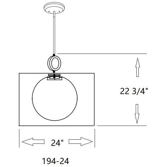 Arosia 1 Light 24 inch Chrome Pendant Ceiling Light in White Fabric