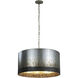 Cannery 4 Light 24 inch Ombre Galvanized Pendant Ceiling Light