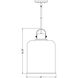 Kinsley 1 Light 12 inch Heirloom Gold Pendant Ceiling Light in Heritage Gold