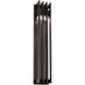 Avenue LED Statuary Bronze Outdoor Sconce
