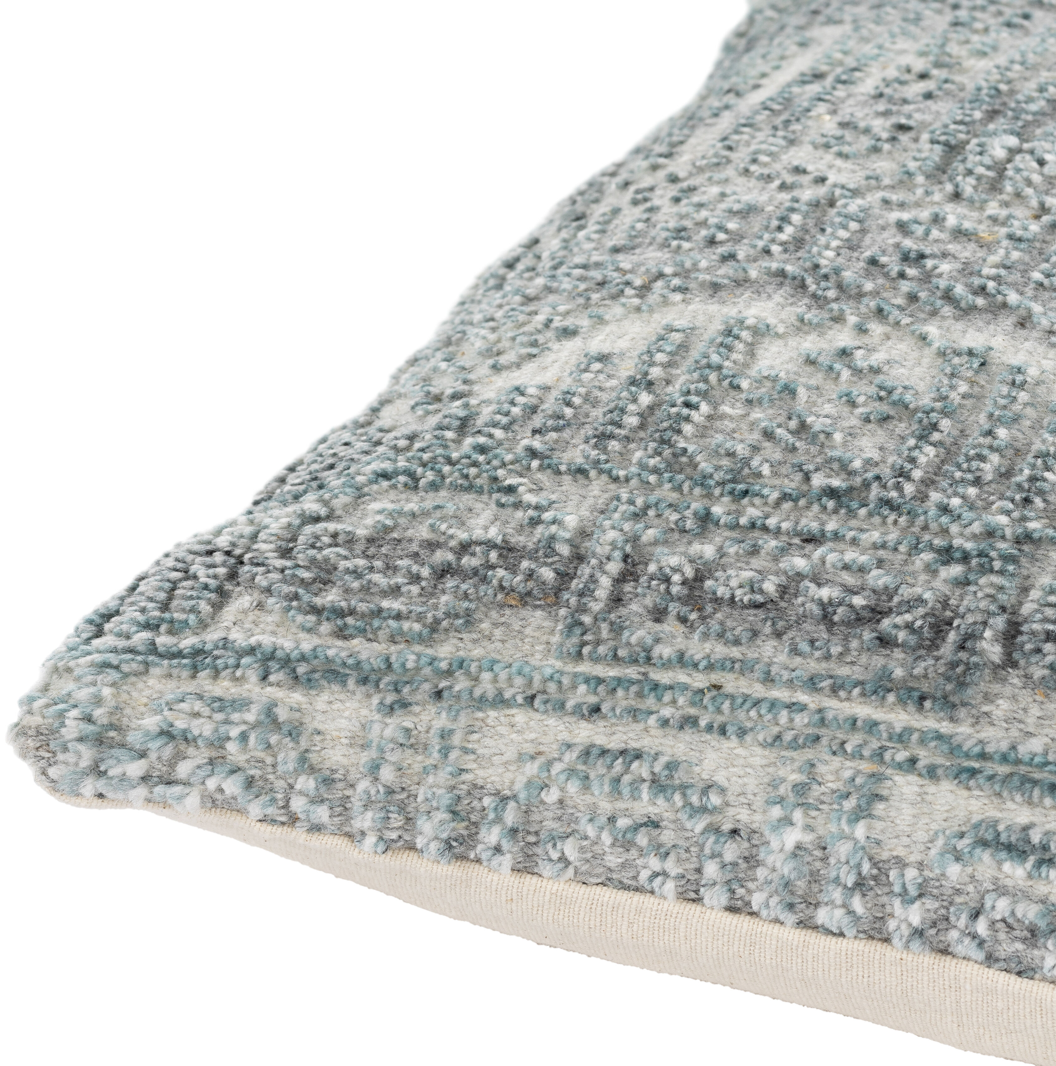 Nobility 22 X 22 inch Pale Blue Pillow Kit, Square