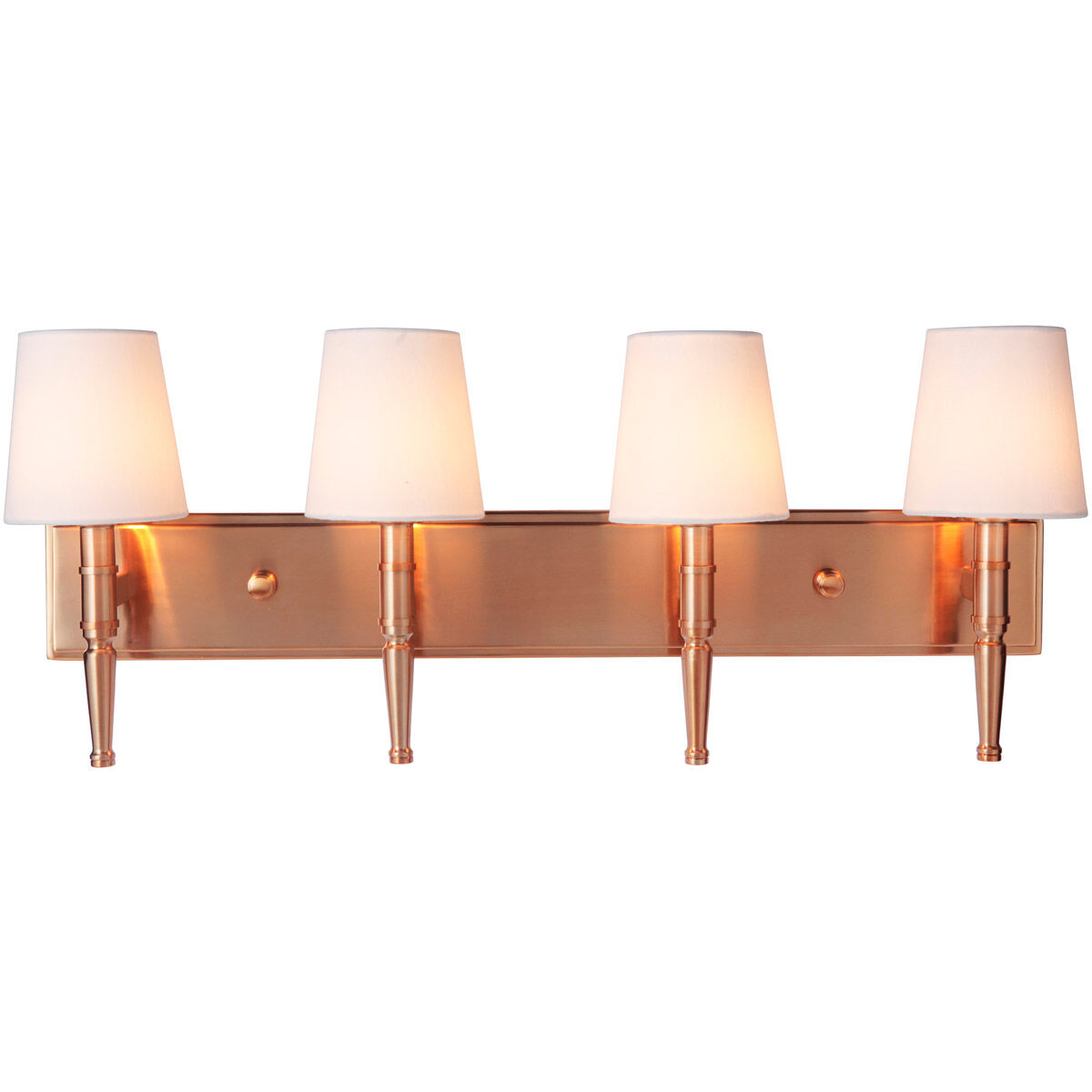 Ella 4 Light 30.5 inch Satin Brass Vanity Light Wall Light