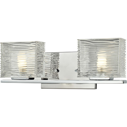 Jaol 2 Light 15.25 inch Chrome Vanity Wall Light in G9