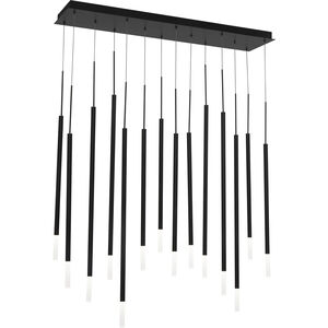 Viggo LED 6 inch Black Multi-Light Pendant Ceiling Light, dweLED