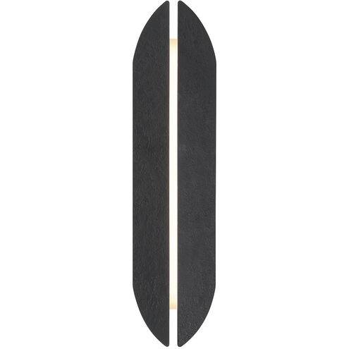 Inntra 1 Light 24 inch Black Outdoor Wall Sconce
