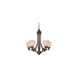Broughton 5 Light 28 inch Sienna Chandelier Ceiling Light