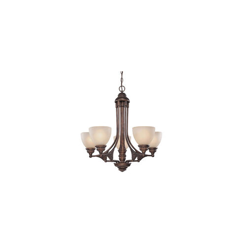 Broughton 5 Light 28 inch Sienna Chandelier Ceiling Light