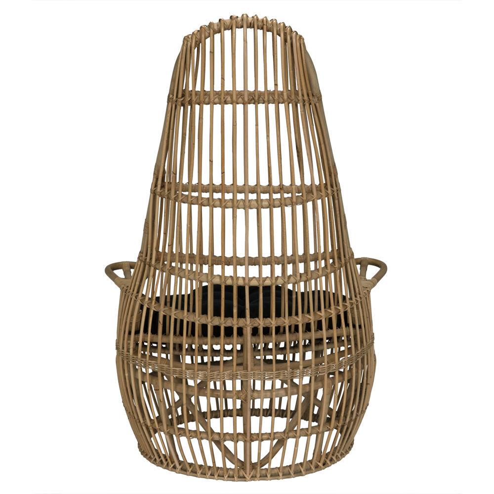 Clementine Clear Coat Flat Occasional Chair