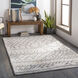 Andorra 108.27 X 78.74 inch Beige/Off-White/Charcoal/Gray Machine Woven Rug in 6.5 x 9