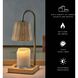 Ridgley 13.25 inch 50 watt Antique Brass Candlewarmer Lamp Portable Light, Simplee Adesso