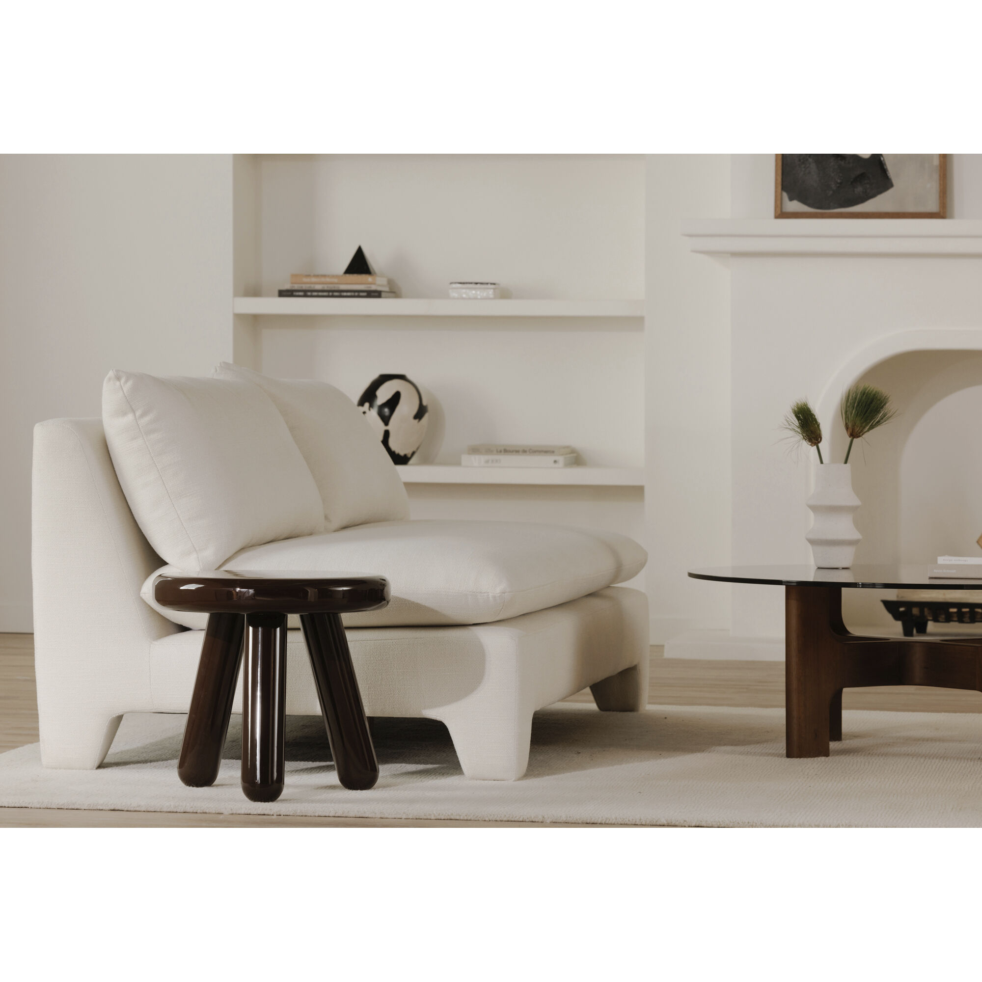 Joy 19 X 19 inch Red Accent Table