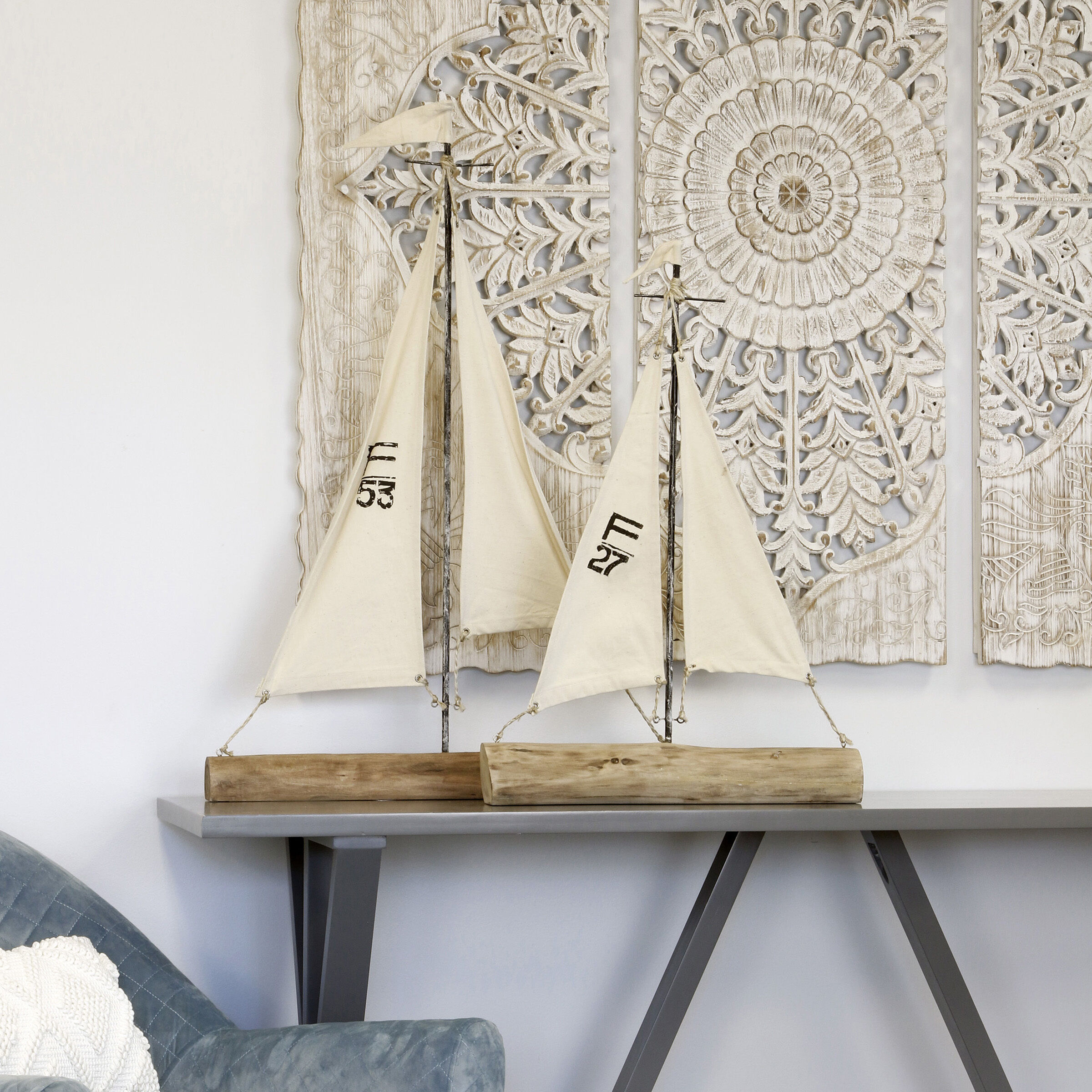 Hendrik 32 X 3 inch Sculpture