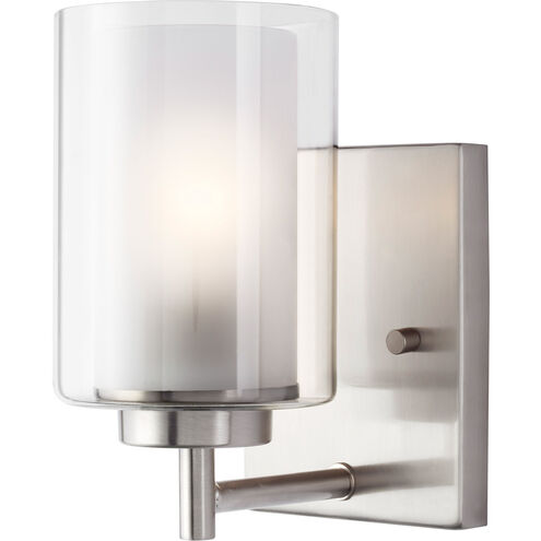 Elmwood Park 1 Light 4.5 inch Brushed Nickel Bath Vanity Wall Sconce Wall Light