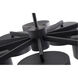 Canada LED 38 inch Black LED Chandelier Ceiling Light
