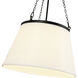 Alora Mood Speakeasy Pendant Ceiling Light in Matte Black
