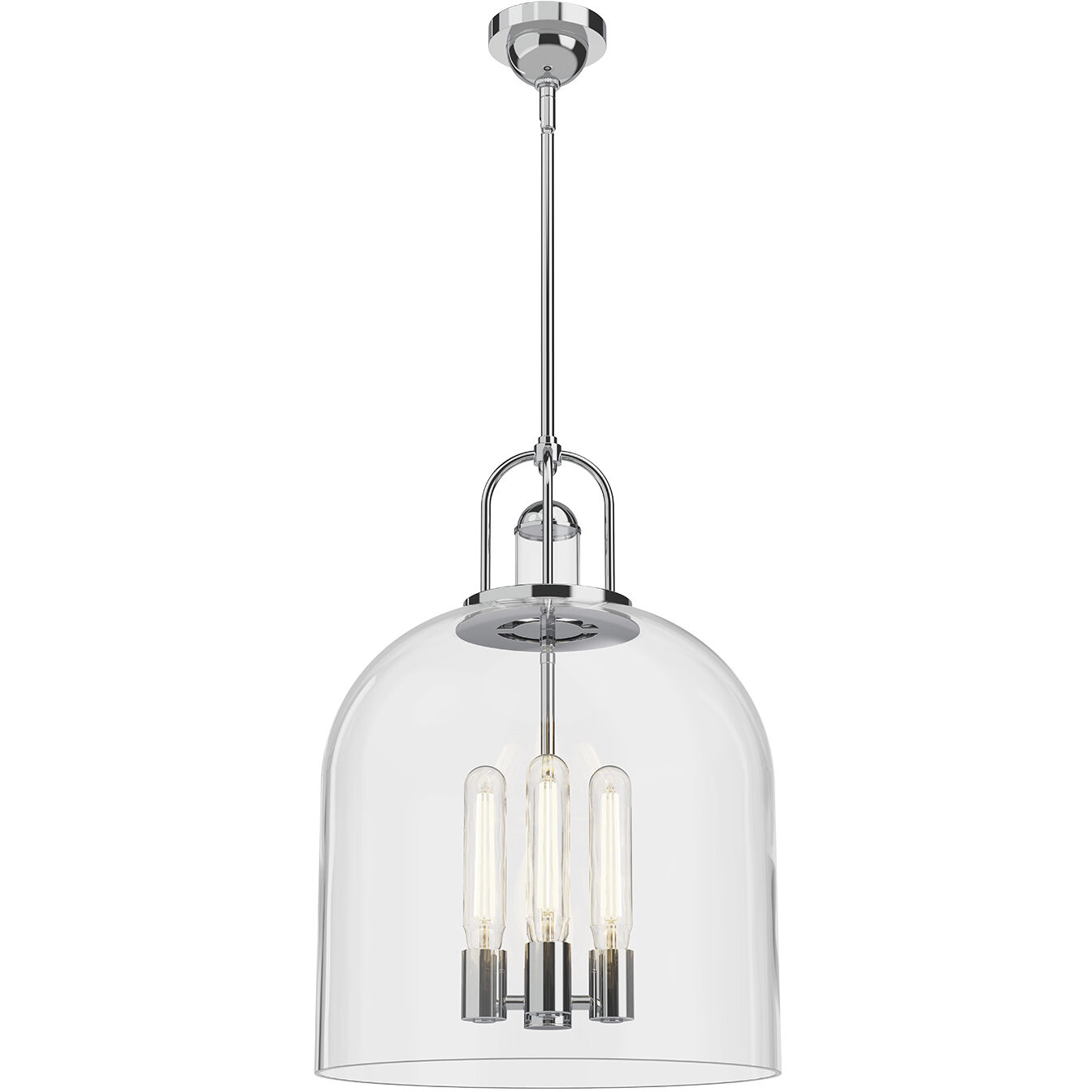 Alora Mood Lancaster Pendant Ceiling Light in Chrome