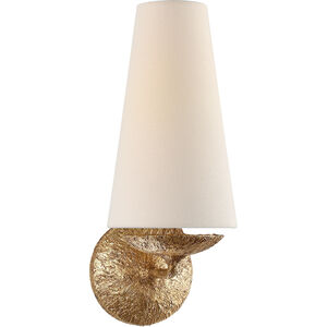 AERIN Fontaine 1 Light 5.5 inch Gilded Plaster Single Sconce Wall Light