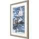Animals Collection Blue Framed Art