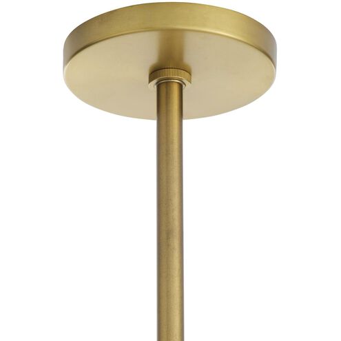 Leon 7 Light 38 inch Antique Brass Chandelier Ceiling Light, Large