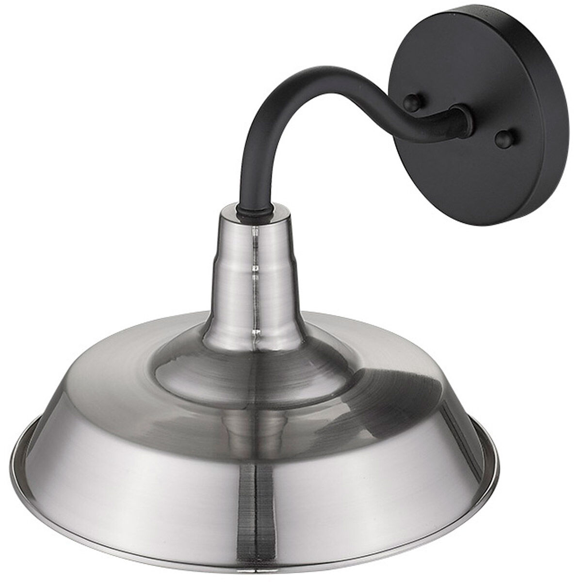 Burry 1 Light 11 inch Satin Nickel Exterior Wall Mount