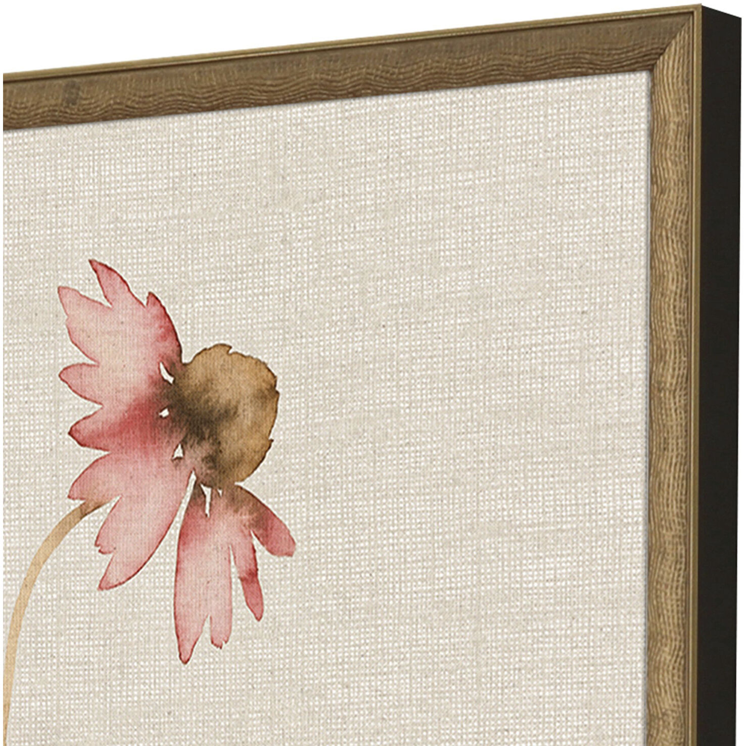 Wild Flourish Multi and Beige and Pink and Purple Framed Art