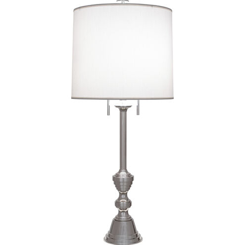 Arthur 34 inch 100.00 watt Polished Nickel Table Lamp Portable Light
