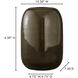 Circe 10.5 X 6.5 inch Vase in Green