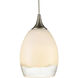 Cirrus 1 Light 6 inch Satin Nickel Pendant Ceiling Light